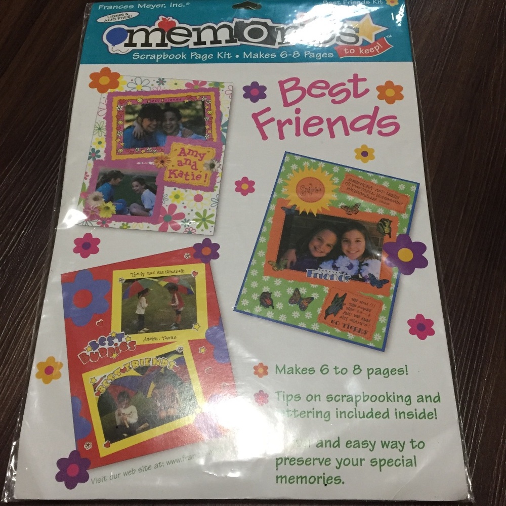 Memories Scrapbook Page Kit Best Friends-Brand new